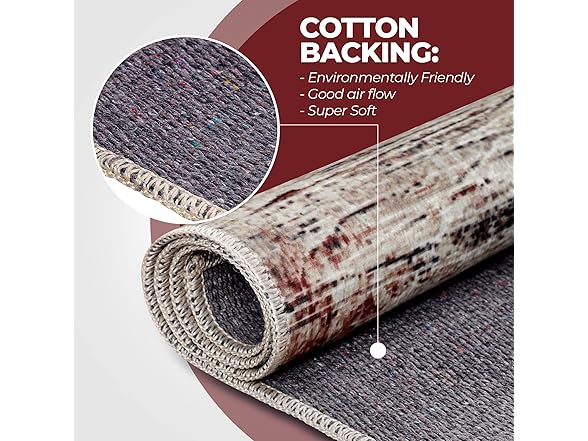 Superior Medallion Washable Rug Canary Collection