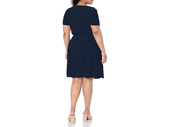 Star Vixen Wrap Dress Navy (2X)