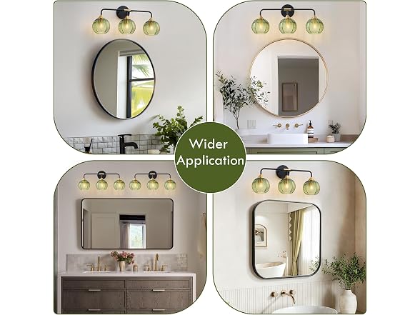 GLOTHOR Bathroom Vanity Light Fixture