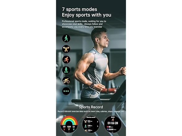 GTSolonia Smart Watch with Earbuds
