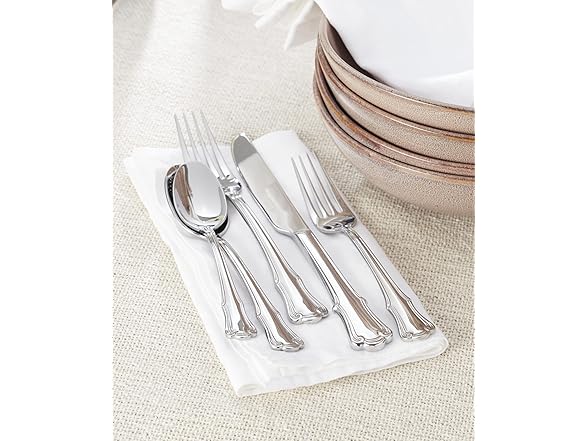 Oneida James Street Mirror 45-Piece Flatware Set, Service For 8