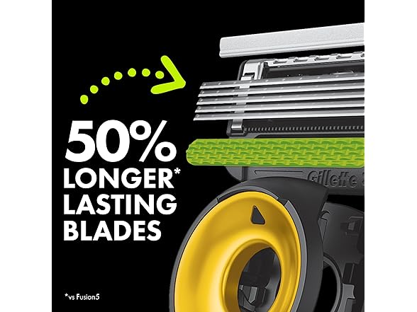 Gillette Labs Special NFL Steelers Edition Shaving Razor for Men - 1 Handle, 4 Razor Blade Refills & Magnetic Stand, GilletteLabs with Exfoliating Bar