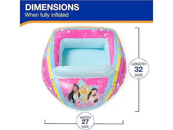 Barbie Inflatable Water Boat Vehicle