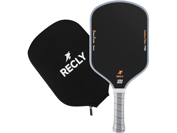 Pickleball Paddle,16MM Raw Carbon Fiber