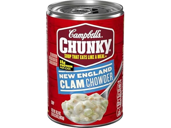 Campbell’s Chunky Soup, New England Clam Chowder