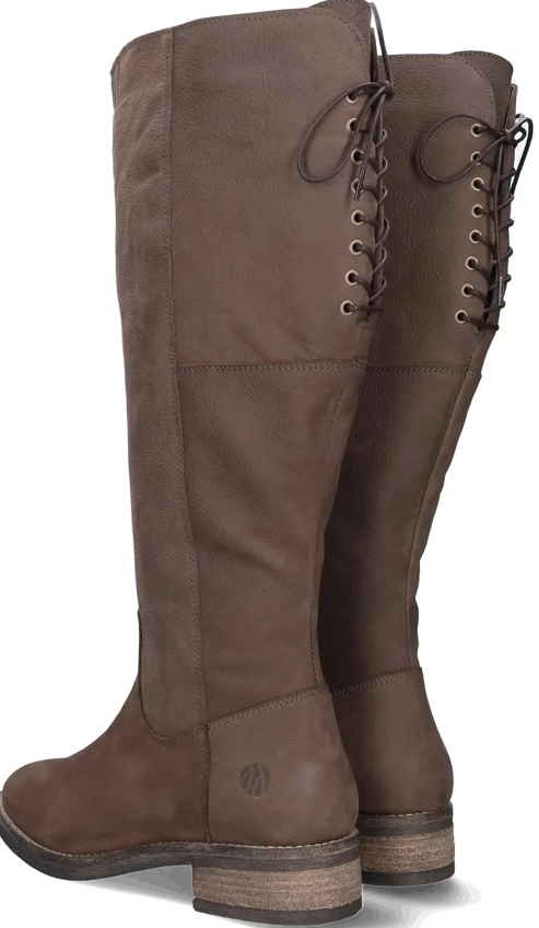 Nubuck Leather Knee High Boots - Gallery 7
