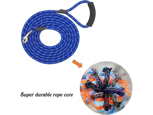Shorven Nylon Strong Dog Rope Lead Reflective