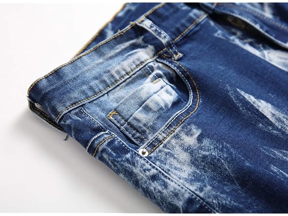Enrica Men (34) Contrast Jeans Skinny Pants