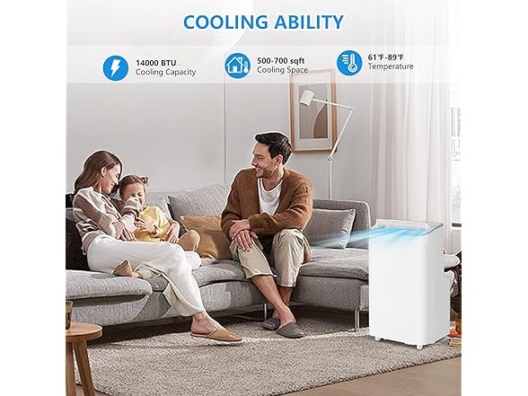 EcoExplorer 14,000 BTU Portable Air Conditioner