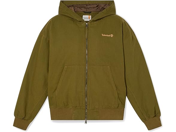 Timberland Mens Duck Canvas Hooded Bomber