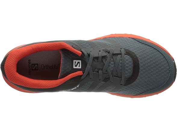 SALOMON Trail Shoes Grey/Cherry 9.5