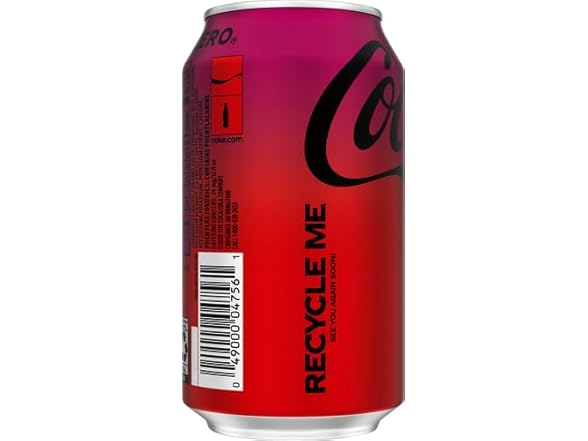 1CT Coke Zero Cherry, 12 fl oz