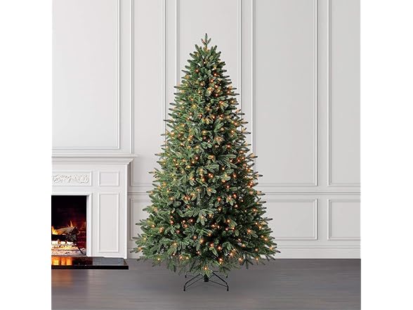 7.5 ft Pre-Lit Holiday Symphony Spruce Artificial Christmas Tree
