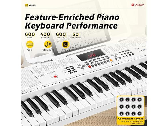 Vangoa 61 Key Keyboard Piano