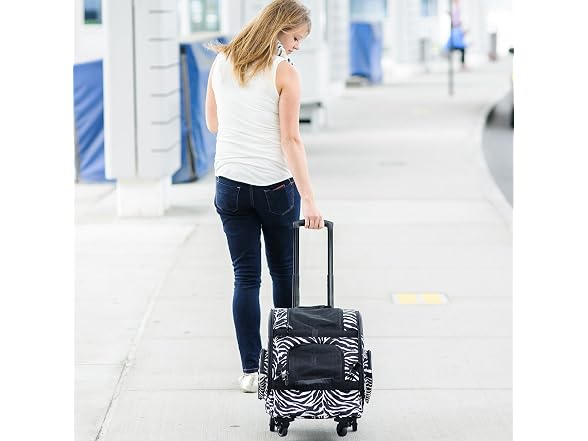 Gen7Pets Dog Carrier - Large Black Roller Bag