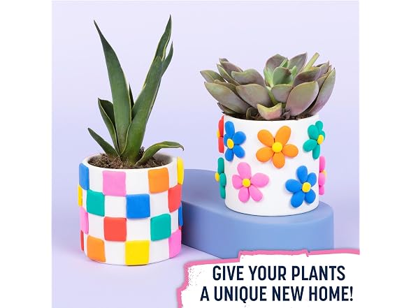 Tulip Ceramic & Clay Planter Decorating Kit