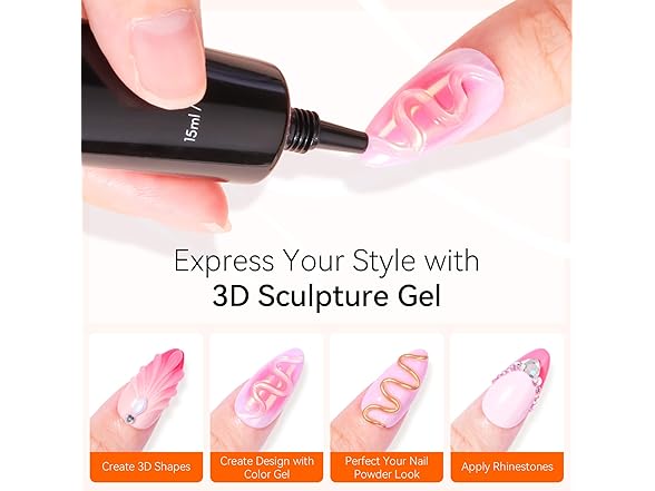 Makartt 3D Gel Nail Art