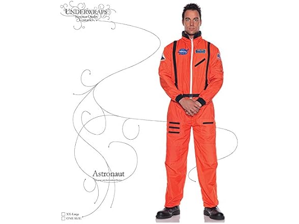 Underwraps Men's Astronaut Costume