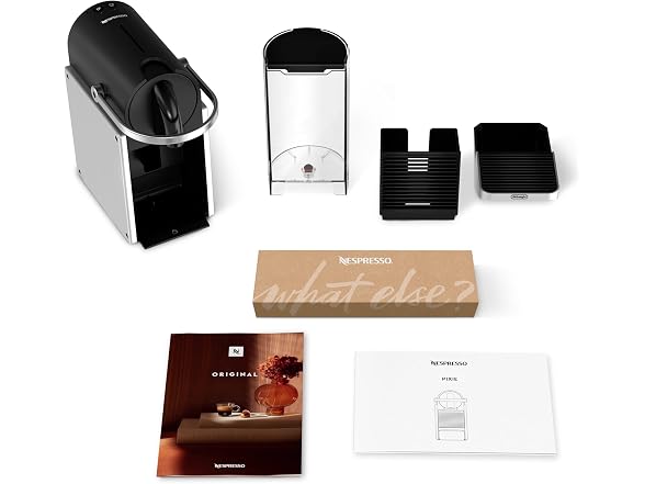 De'Longhi Nespresso Pixie Automatic Coffee Machine (Silver)