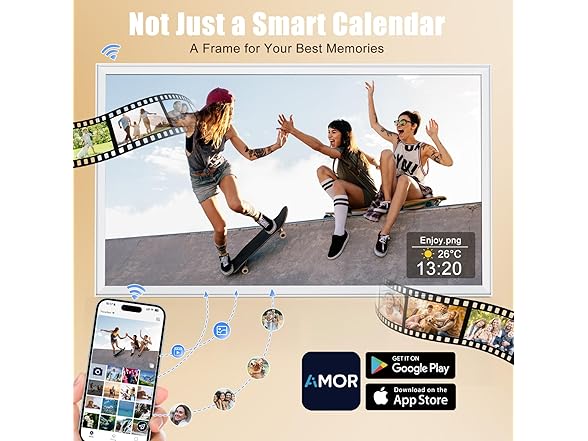 Homlab Digital Calendar 32" Smart Touchscreen