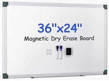 $12 VUSIGN Magnetic Whiteboard 36"x24" dealfomo