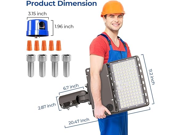 CINOTON Parking Lot Light 200W