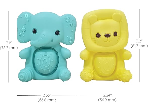 Infantino Teethimal Pop Pals Sensory Popper Toy