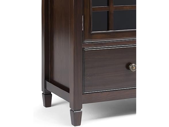 SIMPLIHOME Connaught Solid Wood 46" Cabinet