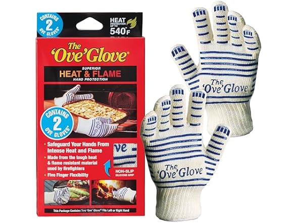 Ove Glove Heat & Flame Oven Mitts 2-Pack
