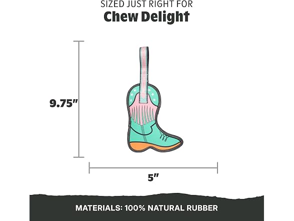 BarkBox Barkin' Boot Dog Toy - Small Dogs