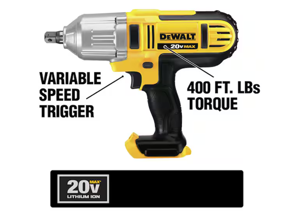 Dewalt DCF889BMAX 20V MAX 1/2in High Torque Impact