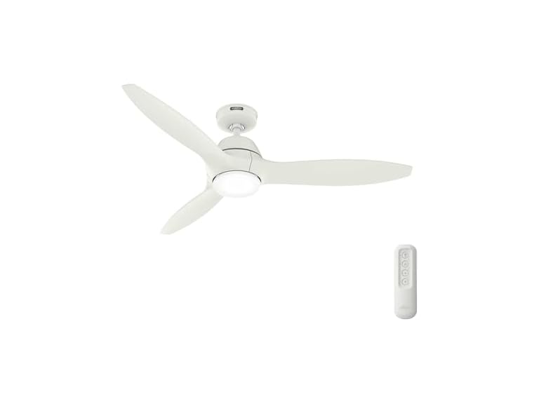 Hunter Fan 52" White Ceiling Fan w/ Light
