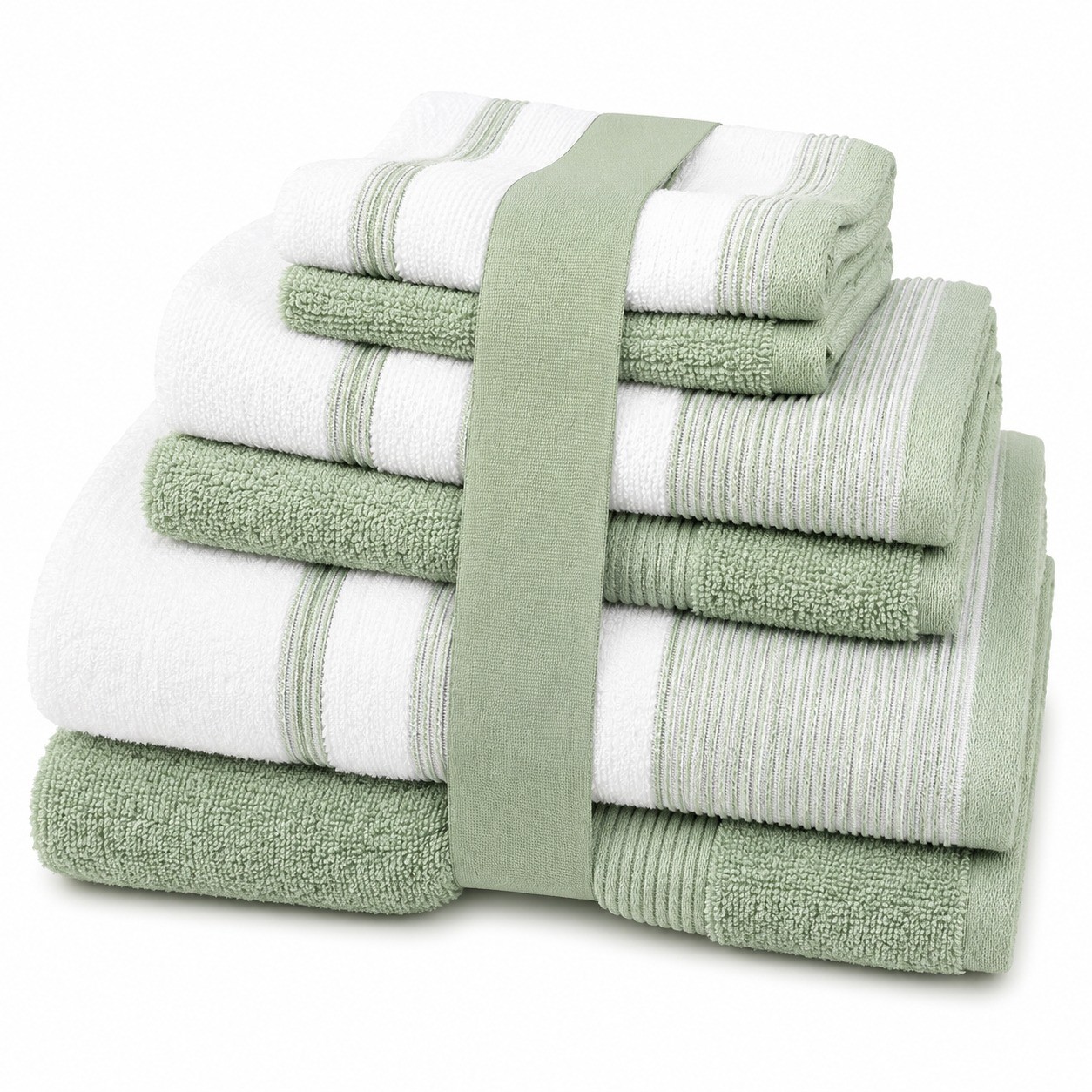 6-Piece or 12-Piece 2Tone Towel Sets - Gallery 12