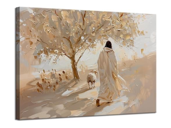 GGX Jesus Leaves the 99 Sheep Wall Art