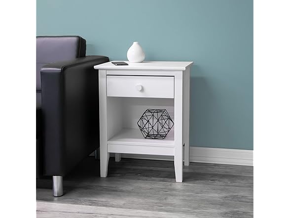 Jela Easy Pieces Soild Wood One Drawer Nightstand