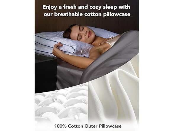 SKG Feather Neck Bed Pillows