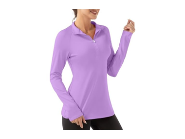 $4.99, Was $32.99, 84% Off! Fkeep Women Polo Shirts Long Sleeve UPF 50+ V Tops dealfomo