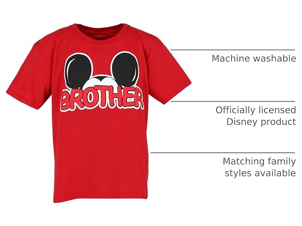 Disney Boys (M) Matching Family Collection T-Shirt