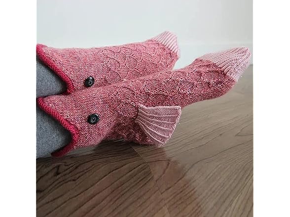 Linzhouzhiguang Unisex Knit Novelty Shark Socks