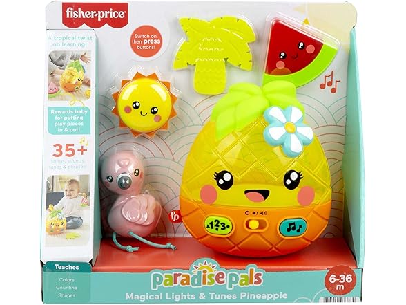 Fisher-Price Paradise Pals Magical Lights Tunes Pineapple