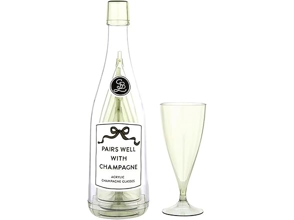 Santa Barbara Design Studio Party Champagne Flutes 5-Pack Glasses