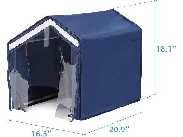 Foldable Cat Privacy Enclosure with Splash Guard
