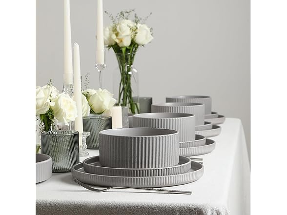Stone Lain Haven Stoneware 12-Piece Dinnerware