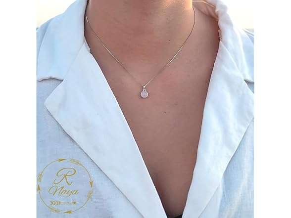 R-Naya Rose Quartz Gemstone Necklace