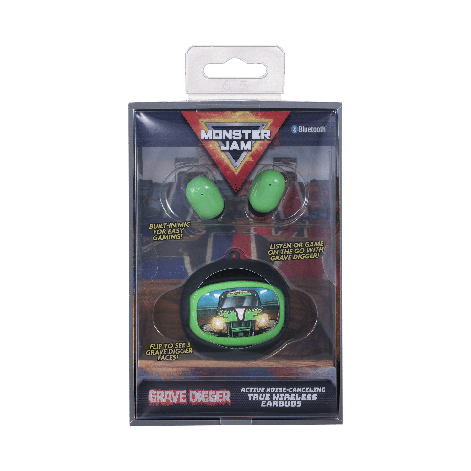 Grave Digger TWS Earbuds w/ Flip Case - Gallery 13