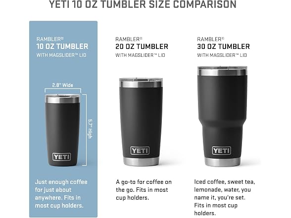 YETI Rambler 10oz Tumbler, Nordic Purple