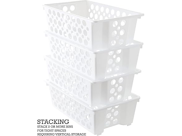 Organize Your Home Short Slide-It Basket 2Pk