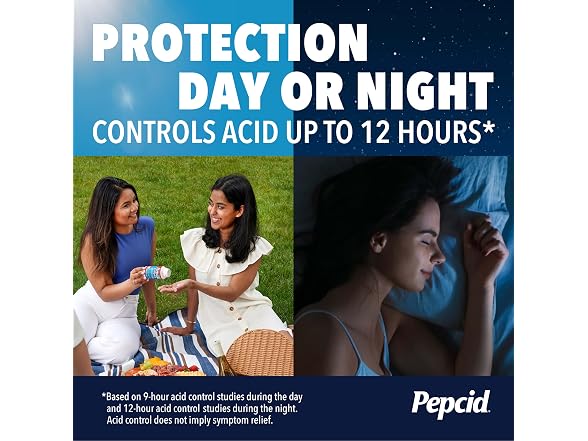 Pepcid Complete Acid Reducer Antacid Berry 50ct