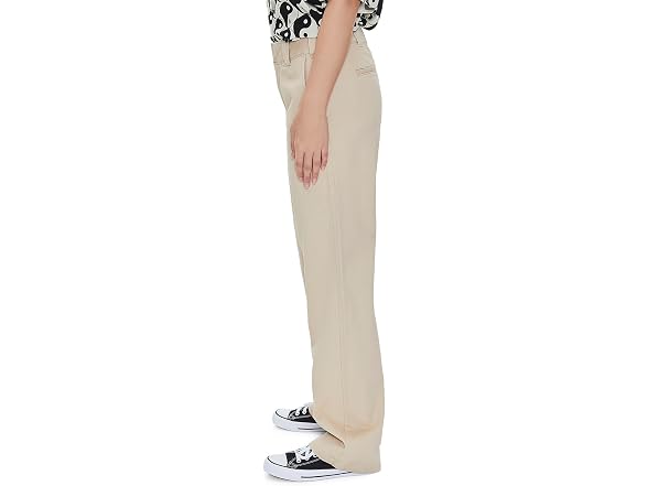 Forever 21 Straight-Leg Twill Pants