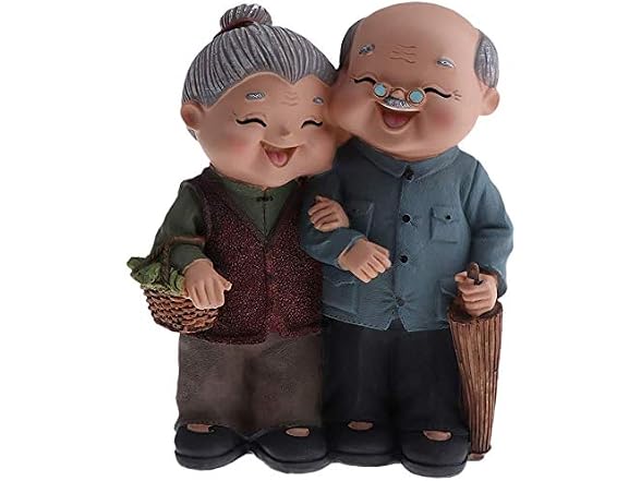 Taotenish Elderly Couple Figurines Weddi
